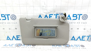 Right Nissan Rogue 18-20 visor with backlight, gray, without hook
