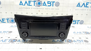 The paint on the Nissan Rogue 18-20 monitor, display, and navigation system is blistering.