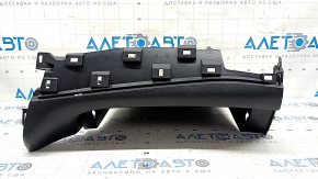 Right front panel trim under the glove box for the Nissan Rogue 14-20, black
