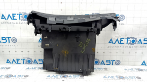 Right front panel trim under the glove box for the Nissan Rogue 14-20, black