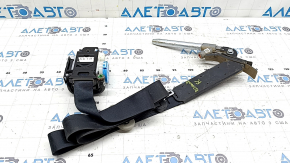 Nissan Rogue 14-20 black driver's seat belt with tensioner, broken