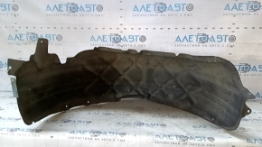 The solder on the rear right fender liner of a Porsche Cayenne 958 (11-14) has come loose.
