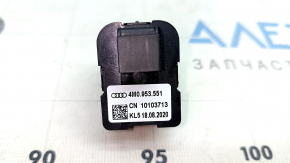 Electric steering wheel adjustment control for the Audi E-Tron 19-23