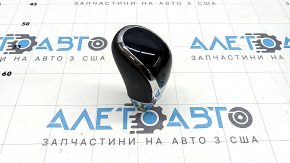 Nissan Murano Z52 15-24 leather gear knob, black gloss