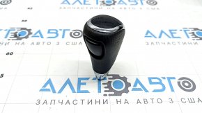 Nissan Murano Z52 15-24 leather gear knob, black gloss