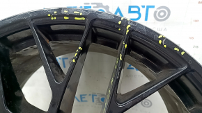 Set of wheels R20 x 9J R20 x 10J Porsche Macan 15-18 black, with caps, not original, curb