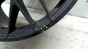 Set of wheels R20 x 9J R20 x 10J Porsche Macan 15-18 black, with caps, not original, curb
