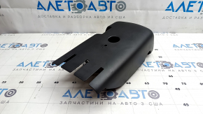 The steering column frame, lower part of the Audi E-Tron 19-23, black, broken fastening