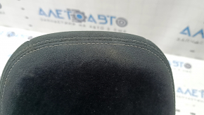 Rear seat headrest, 2nd row, left, Nissan Murano z52 15-21, black cloth (velour), for cleaning
