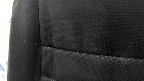 Rear seat backrest, 2nd row, left, Nissan Murano z52 19-23 without AIRBAG, black cloth (velour), for cleaning