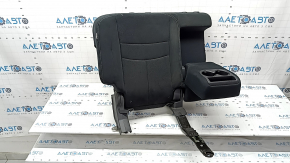 Backrest of the rear row of seats, 2nd row, right, Nissan Murano z52 19-23 without AIRBAG, black cloth (velour), for cleaning