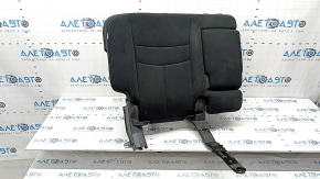 Backrest of the rear row of seats, 2nd row, right, Nissan Murano z52 19-23 without AIRBAG, black cloth (velour), for cleaning