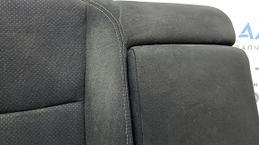 Backrest of the rear row of seats, 2nd row, right, Nissan Murano z52 19-23 without AIRBAG, black cloth (velour), for cleaning