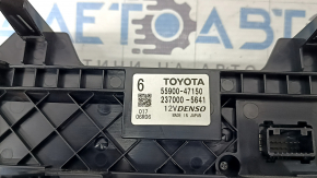 Toyota Prius V 12-14 climate control scratches on the glass