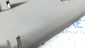 Left center pillar trim, upper belt, Nissan Rogue 14-20, gray, scratches