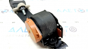 Seat belt, 2nd row, left, Nissan Rogue 17-20, black, for cleaning