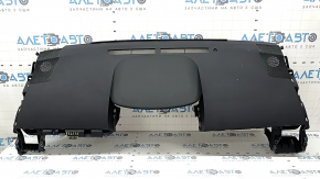 The front dashboard, upper part, with an AIRBAG, Toyota Prius V 12-16, black, rusty squib