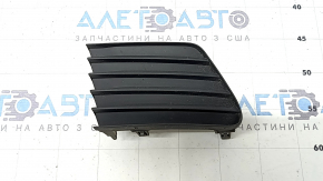 Left front bumper grille for Toyota Prius V 12-14 pre-restyling, without fog lights, textured, sand