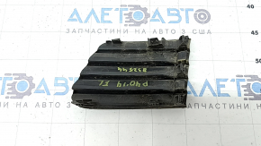Left front bumper grille for Toyota Prius V 12-14 pre-restyling, without fog lights, textured, sand