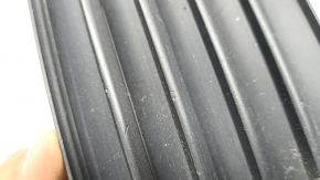 Left front bumper grille for Toyota Prius V 12-14 pre-restyling, without fog lights, textured, sand