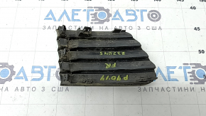 Right front bumper grille for Toyota Prius V 12-14 pre-restyling, without fog lights, textured, sand