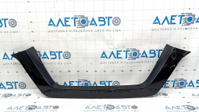 Upper front bumper molding for a 17-20 Nissan Rogue, black, cracked, broken mount