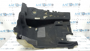Front left floor covering for BMW X5 G05 19-23, black, for cleaning