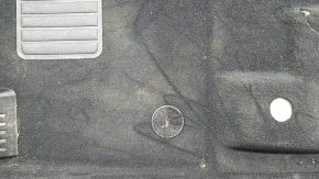 Front left floor covering for BMW X5 G05 19-23, black, for cleaning