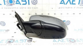 Left side mirror assembly for Nissan Rogue 17-20, 7-pin, heated, turn signal, graphite