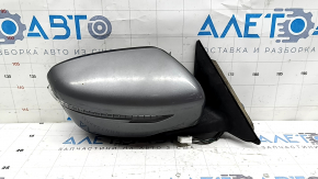 Right side mirror assembly for Nissan Rogue 17-20, 7-pin, heated, turn signal, graphite