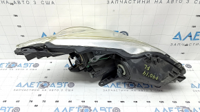 Left front headlight for Toyota Prius V 12-14, bare, pre-restoration, halogen, sand, for polishing