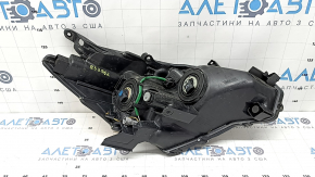 Left front headlight for Toyota Prius V 12-14, bare, pre-restoration, halogen, sand, for polishing