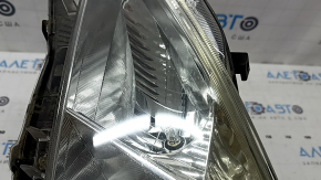 Left front headlight for Toyota Prius V 12-14, bare, pre-restoration, halogen, sand, for polishing