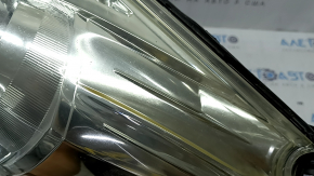 Left front headlight for Toyota Prius V 12-14, bare, pre-restoration, halogen, sand, for polishing