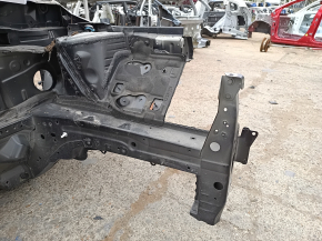 Front left quarter panel for Nissan Rogue 21-24 US built, on the body, black, dented pillar