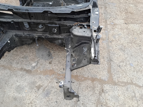 Front left quarter panel for Nissan Rogue 21-24 US built, on the body, black, dented pillar