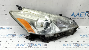 Front right headlight for Toyota Prius V 12-14, bare, pre-restoration, halogen, sand, for polishing