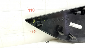 Door trim panel (cards) rear right Nissan Rogue 14-20 graphite, broken fastener