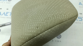 Front left headrest for Toyota Prius V 11-14, beige velour, dry-cleanable