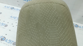 Front left headrest for Toyota Prius V 11-14, beige velour, dry-cleanable