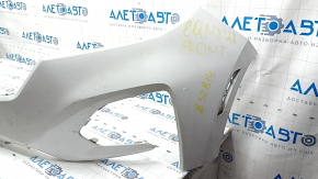 Front bumper, bare, Chevrolet Equinox 22-24, white, crack in mount
