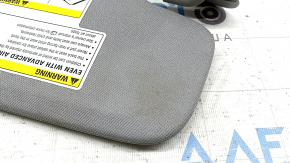 Left visor for Chevrolet Equinox 22-24, gray, without hook, for cleaning