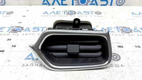Right front panel air vent deflector Chevrolet Equinox 18-24 black with chrome