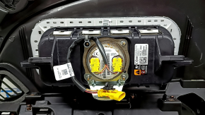 Chevrolet Equinox 20-24 black, scratched dashboard with airbag