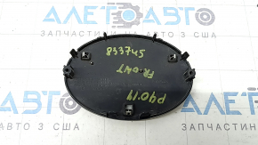 Toyota emblem badge front bumper Toyota Prius V 12-17 crack, sand