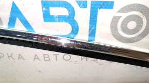 Upper front left door molding for Lexus RX350 RX450h 10-15 chrome, scuffed