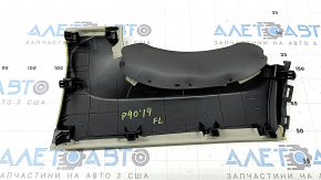 Driver's knee pad under the steering column for a 15-17 Toyota Prius V, beige