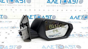 Right side mirror assembly Chevrolet Equinox 18-24, 7 pins, heated, BSM, structure