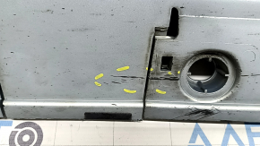 Left side sill for Toyota Prius V 12-17, blue, scratched, dented, broken