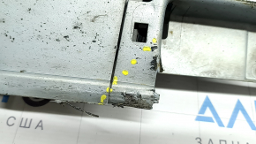 Left side sill for Toyota Prius V 12-17, blue, scratched, dented, broken